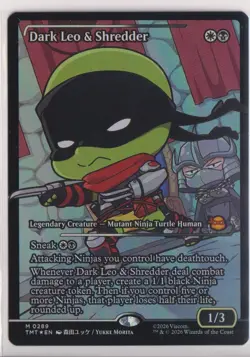 MTG Dark Leo & Shredder (Showcase) Teenage Mutant Ninja Turtles Foil - Image 1