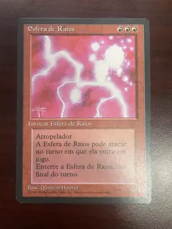 MTG Ball Lightning - 1995 Portuguese Foreign Black Border - Image 1
