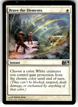 Brave the Elements - M14 Core Set - MTG - Image 1