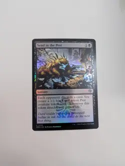 MTG - Send in the Pest (Foil) - Secrets of Strixhaven NM/M Condition - Image 1