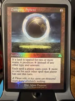 Damping Sphere (Retro Frame) Dominaria Remastered Foil - Image 1