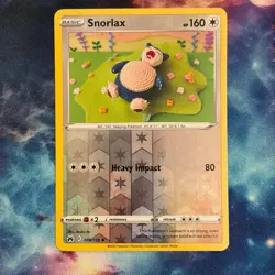 Snorlax 109/159 Reverse Holo Crown Zenith Pokemon Card TCG - Image 1