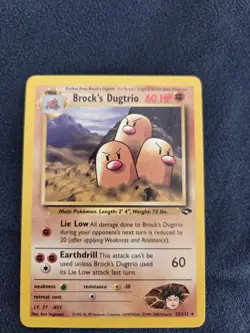 Pokemon Brock's Dugtrio 22/132 Gym Challenge Rare - Image 2