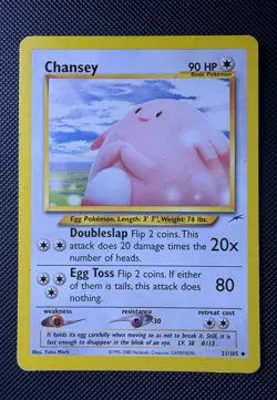 Pokemon TCG - Neo Destiny - Unlimited - Chansey 31/105 - LP - Image 1