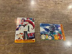 Pokemon Vintage Pocket Monsters Vending HOLO Prism Sticker - Image 1