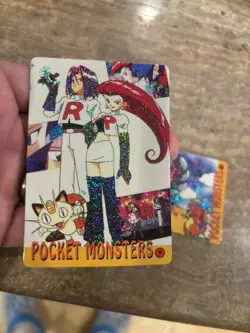 Pokemon Vintage Pocket Monsters Vending HOLO Prism Sticker - Image 3