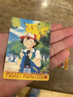 Pokemon Vintage Pocket Monsters Vending HOLO Prism Sticker - Image 4