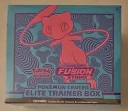 Fusion Strike Elite Trainer Box Mew English Pokemon Center TCG SEALED - Image 2