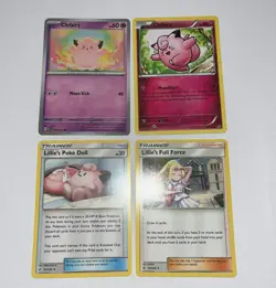 Pokemon TCG Lillie’s Full Force Poke Doll Clefairy 70/111 074/217 Cards NM - Image 1