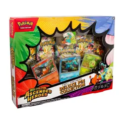 Pokemon TCG Mega Evolution Ascended Heroes Deluxe Pin Collection Box Promo Pin - Image 1