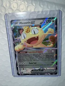 Meowth ex 062/088 Pokemon GO Ultra Rare Full Art Holo 170HP EN - Image 2