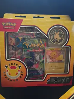 Pokemon Day Collection Mega Evolution & Phantasm Box Pikachu Promo SWIRLset of 3 - Image 3