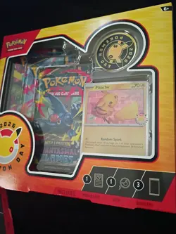 Pokemon Day Collection Mega Evolution & Phantasm Box Pikachu Promo SWIRLset of 3 - Image 4