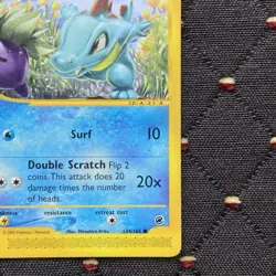 Totodile Expedition Base Set 134/165 e-Reader Pokemon TCG | Mitsuhiro Arita | MP - Image 2
