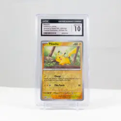 Pokemon Pikachu Reverse Holo #25 Scarlet & Violet 151 Costco - CGC 10 Gem Mint - Image 2