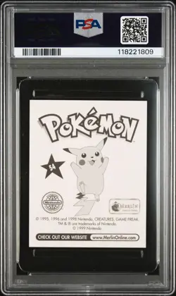 1999 MERLIN POKEMON #54 PSYDUCK PSA 9 - Image 2