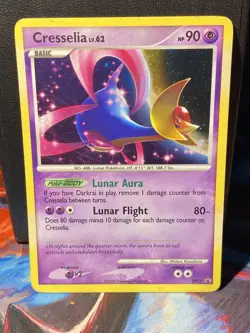 Cresselia DP51 Black Star Promo Rare Holo Pokemon 2009 - Image 1