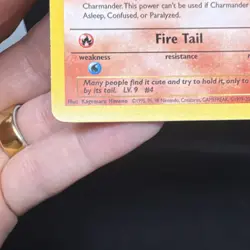 Pokemon Charmander 1st Edition Team Rocket 50/82 Common Regular 40HP - Image 4