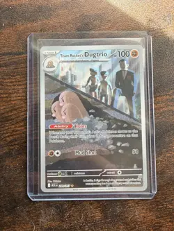 Team Rocket's Dugtrio - 239/217 - Illustration Rare NM-Mint Pokemon ME02.5 - - Image 1