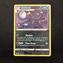 Umbreon SWSH129 Evolving Skies Black Star Promo Pokemon TCG - NM - Image 1