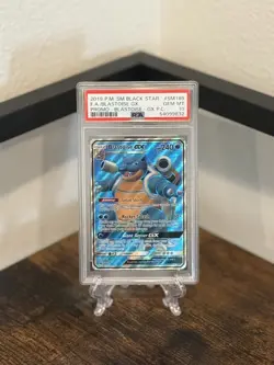 BLASTOISE GX SM189 Pokemon 2019 SM Black Star Promo Blastoise GX PC PSA 10 - Image 1