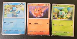 SVP 046 Bulbasaur - 047 Charmander - 048 Squirtle - Pokemon 151 Promo Holo Set - Image 1