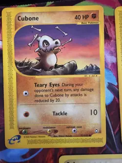 Pokemon TCG Cubone/marowak bundle. Aquapolis, team aqua/magma, SCR. - Image 2