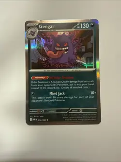 Pokemon Gengar 130 HP Holo Rare POR 050/088 2026 - Image 1