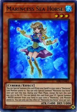 Marincess Sea Horse - RIRA-EN003 - Ultra Rare - 1st Edition - Lightly Played - Image 1
