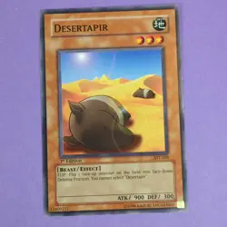 Yugioh Desertapir AST-068 1st Edition - Never Played NM/M - Image 2