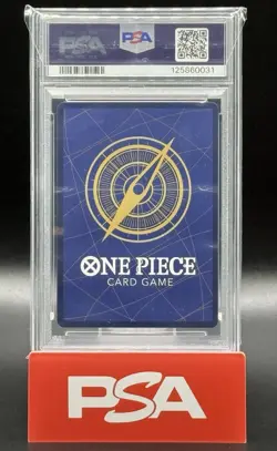 2023 ONE PIECE PROMOS #037 MONKEY D LUFFY FOIL PSA 10 ERICA SCHOEDER AUTO 10 - Image 2