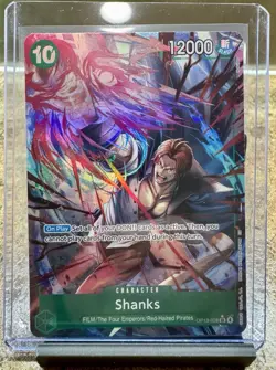 One Piece Shanks (028) (Alternate Art) OP13-028 Carrying On His Will Foil - Image 1