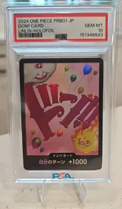 DON!! Linlin Big Mom Japanes PSA 10 - One Piece PRB01 Premium Booster The Best - Image 1