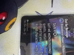 Disney Lorcana Wilds Unknown Enchanted Foil Syndrome Out For Revenge 238/204 - Image 3