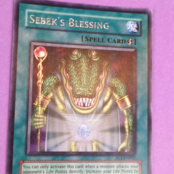 Yugioh Sebek's Blessing PCJ-EN002 Holo Secret Rare - Never Played - NM/M - Image 4