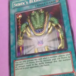 Yugioh Sebek's Blessing PCJ-EN002 Holo Secret Rare - Never Played - NM/M - Image 5