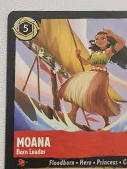 Disney Lorcana - Moana - Born Leader 116/204 - NON Foil Into the Inklands - Image 2