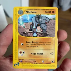 Pokemon TCG Machoke 38/144 Skyridge Non Holo Pokemon Card - Image 1