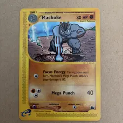 Pokemon TCG Machoke 38/144 Skyridge Non Holo Pokemon Card - Image 3