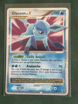 Glaceon LV.X 98/100 - Pokemon Card TCG Majestic Dawn Holo Rare LP - Image 1