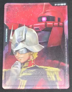 Gundam Card Game Char Resource Foil - Rare RP-004 - English - Image 1