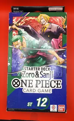 One Piece Bandai Card Game Zoro & Sanji Starter Deck ST-12 Sealed Unopened - Image 1