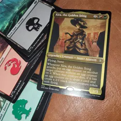 MAGIC COMMANDER DECK MTG FUN - **Xira, Golden Sting Tribe insects** 100 Cards - Image 1