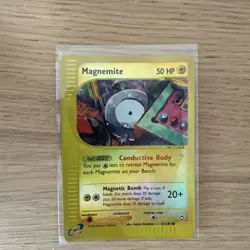 Pokemon Card Aquapolis E Series Magnemite Reverse Holo 91/147 WOTC - Image 1
