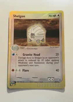 Shelgon 42/97 Reverse Holo - EX Dragon - Pokemon Card 2003 E-reader HP - Image 1