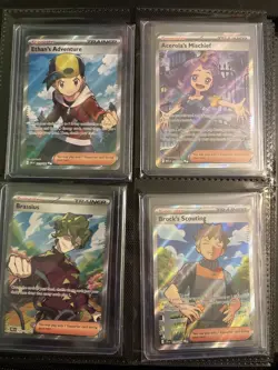 Pokemon TCG Full Art Trainer Supporter Lot of 4 Cards NM Holo MINT - Image 1