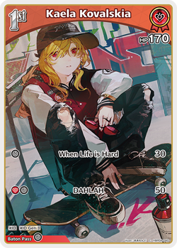 Kaela Kovalskia C hololive OFFICIAL CARD GAME hBP04-040 Curious Universe ENGLISH - Image 1