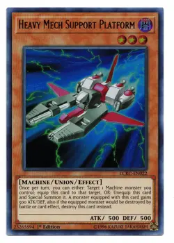 Yu-Gi-Oh Card: Heavy Mech Support Platform LCKC-EN022 Ultra Rare 1st Edition! NM - Image 1