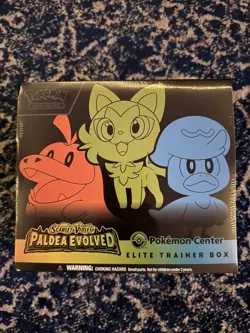 Scarlet & Violet Paldea Evolved Pokemon Center Elite Trainer Box New Sealed - Image 1