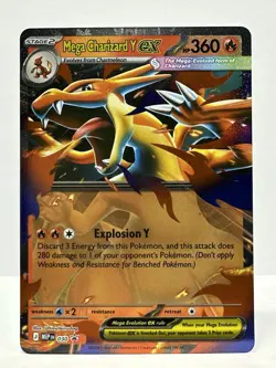 Mega Charizard Y ex 030 Holo Promo ME: Mega Evolution Promo Pokemon Holo NM - Image 1